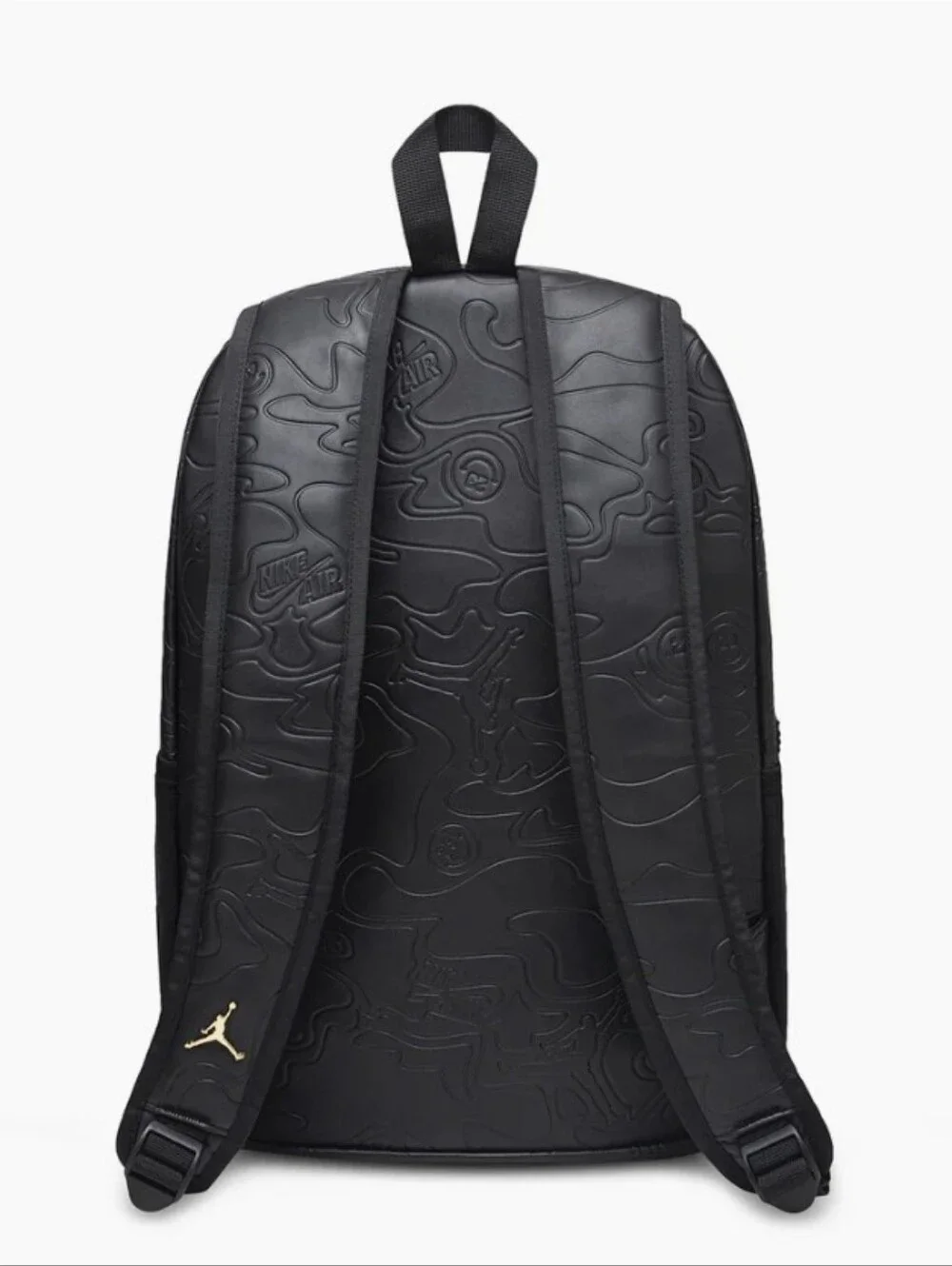 Jordan Topographic Borough Backpack- Black/Gold